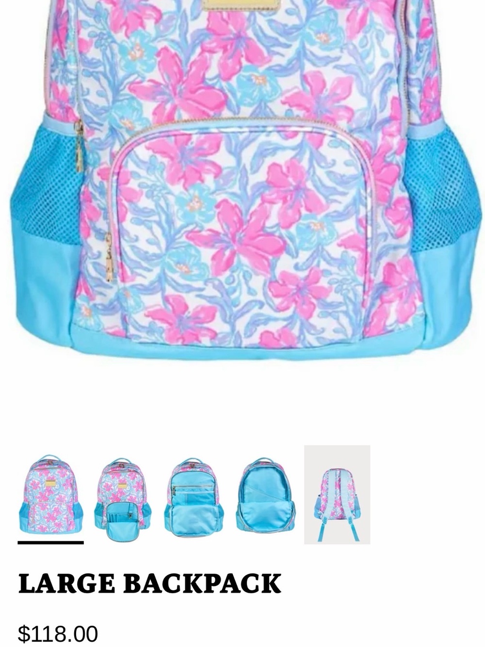 Lily Pulitzer Beachside Haven Backpack - Picture 6 of 12